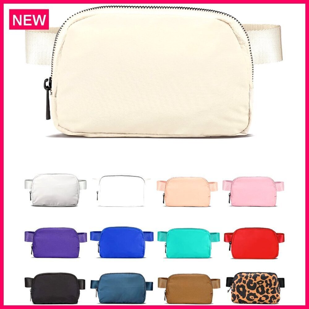 Nylon Crossbody Fanny Pack Waist Bag Adjustable Strap Water Resistant Travel